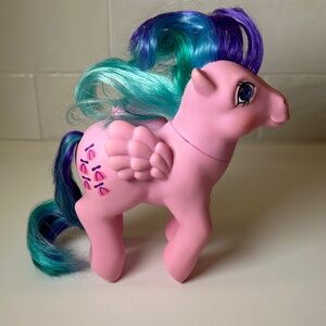 Vintage 80s Hasbro G1 My Little Pony Whizzer Twinkle Eyed Pony (D2)